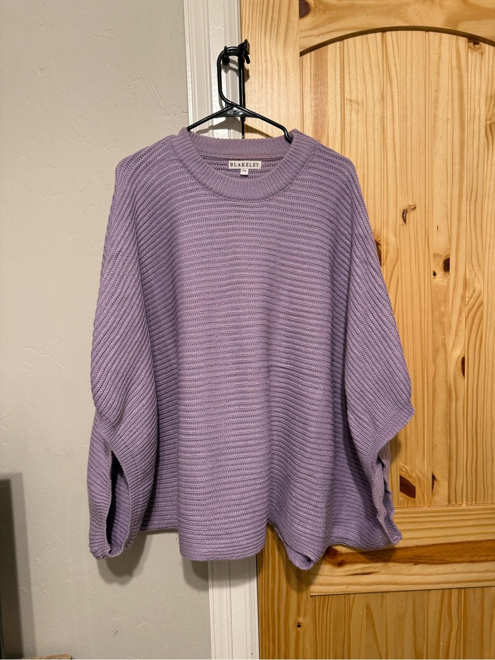 Blakely Lavender Poncho Top